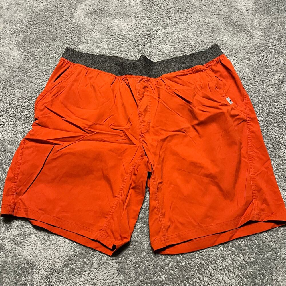 Outdoor Research Zendo Shorts Men XXL Orange 10" Performance Climbing Outdoor